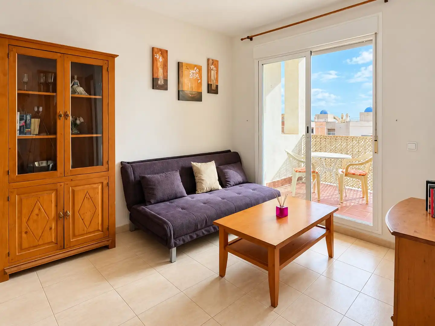 Living room of Attic for sale in Puerto de Garrucha