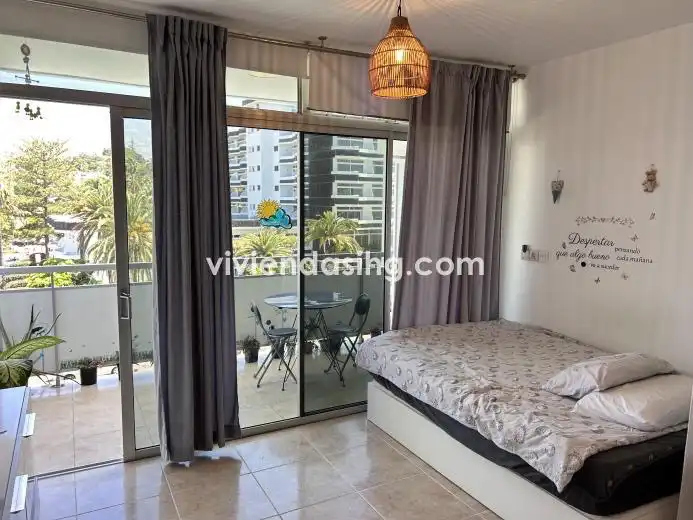 Schlafzimmer von Wohnung zum Verkauf in Puerto de la Cruz mit Terrasse, Möbliert und Waschmaschine