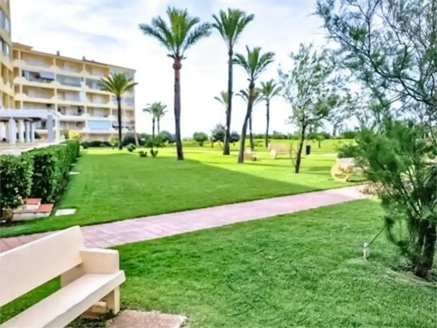 Garden of Flat for rent in Las Marinas / Les Marines
