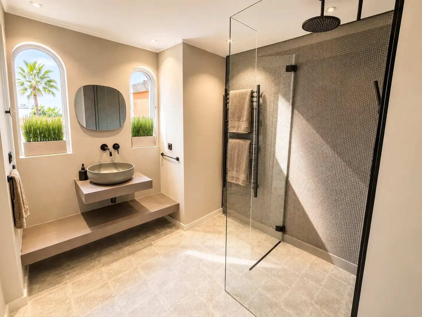Bathroom of Houses for sale in Calvià  with Air Conditioner, Heating and Private garden