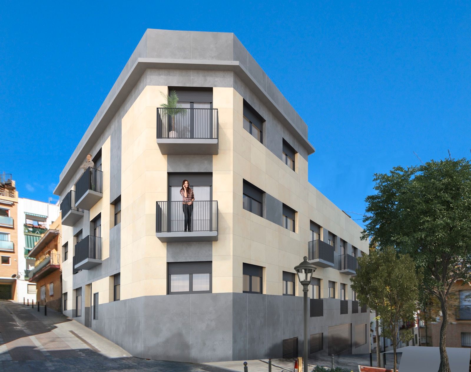 Vista exterior de Pis en venda en Blanes amb Aire condicionat i Calefacció