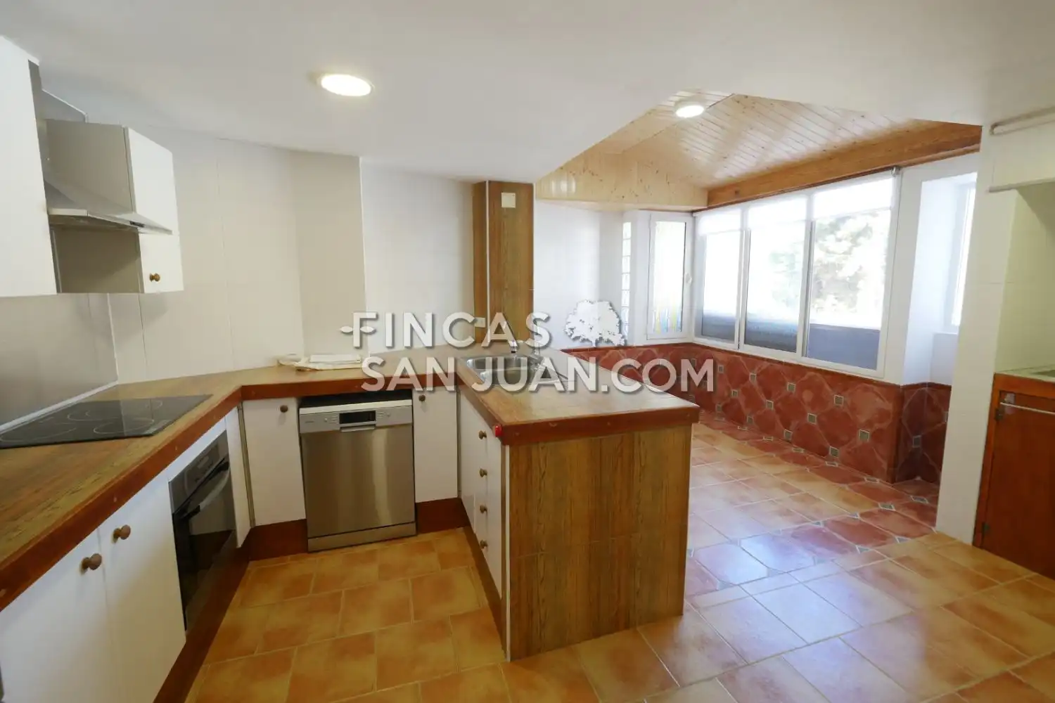 Kitchen of Detached homes for sale in Sant Joan d'Alacant  with Air Conditioner and Furnished