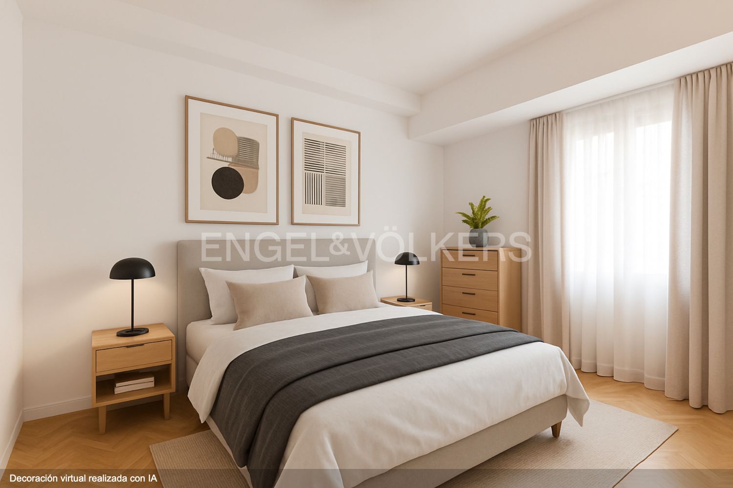 Dormitori de Apartament en venda en  Valencia Capital amb Aire condicionat i Calefacció