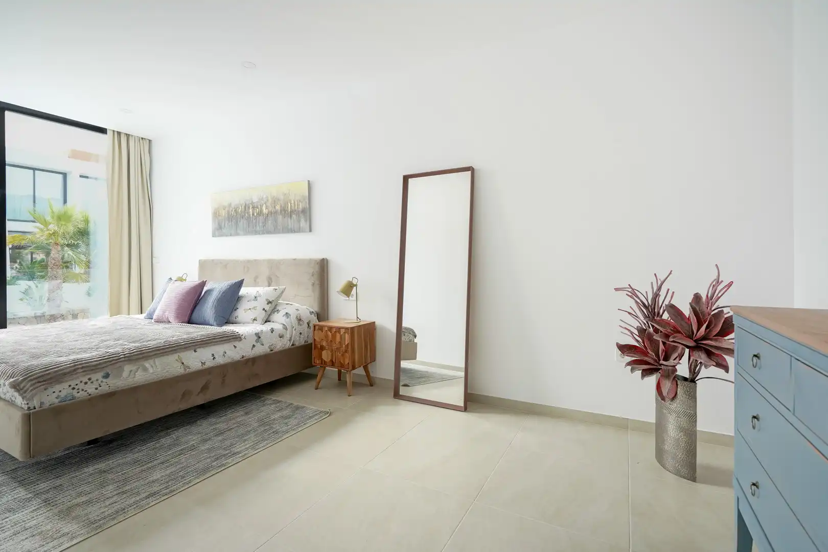 Dormitori de Casa adosada en venda en Calpe / Calp amb Aire condicionat, Calefacció i Jardí privat