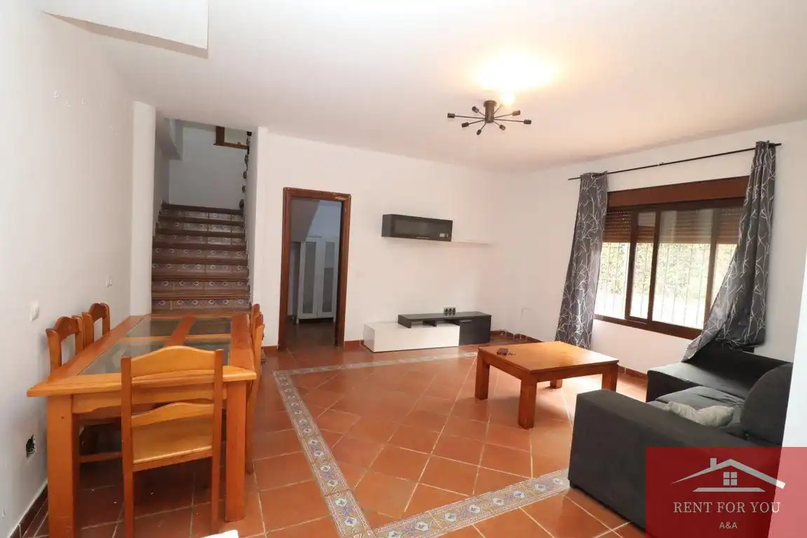 Wohnzimmer von Haus oder Chalet zur Miete in Coín mit Klimaanlage, Terrasse und Möbliert