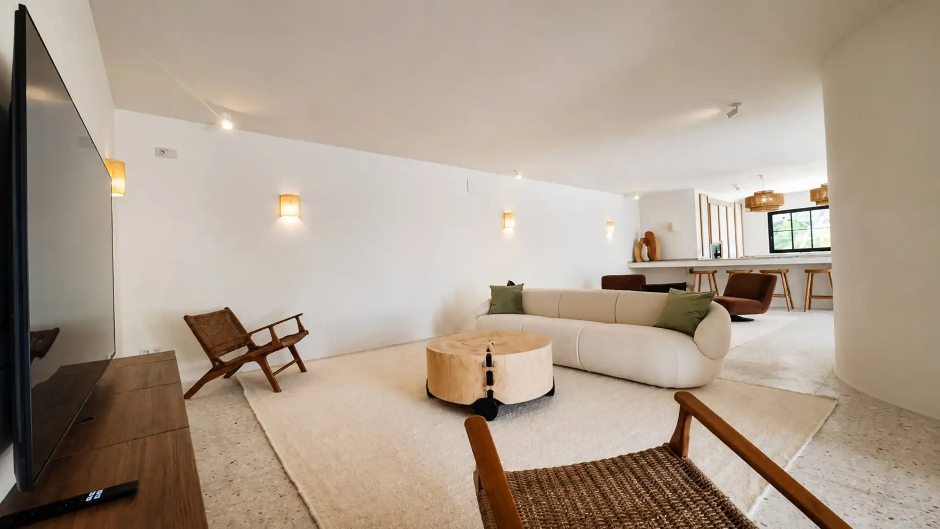 Sala d'estar de Casa o xalet en venda en Jávea / Xàbia amb Aire condicionat, Calefacció i Jardí privat