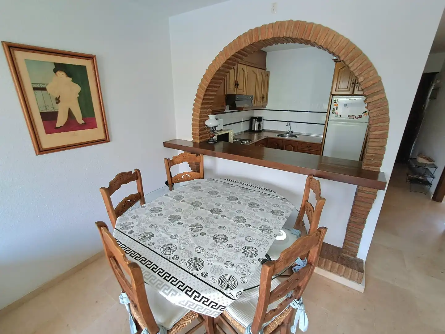 Menjador de Apartament en venda en Benalmádena amb Terrassa i Piscina comunitària