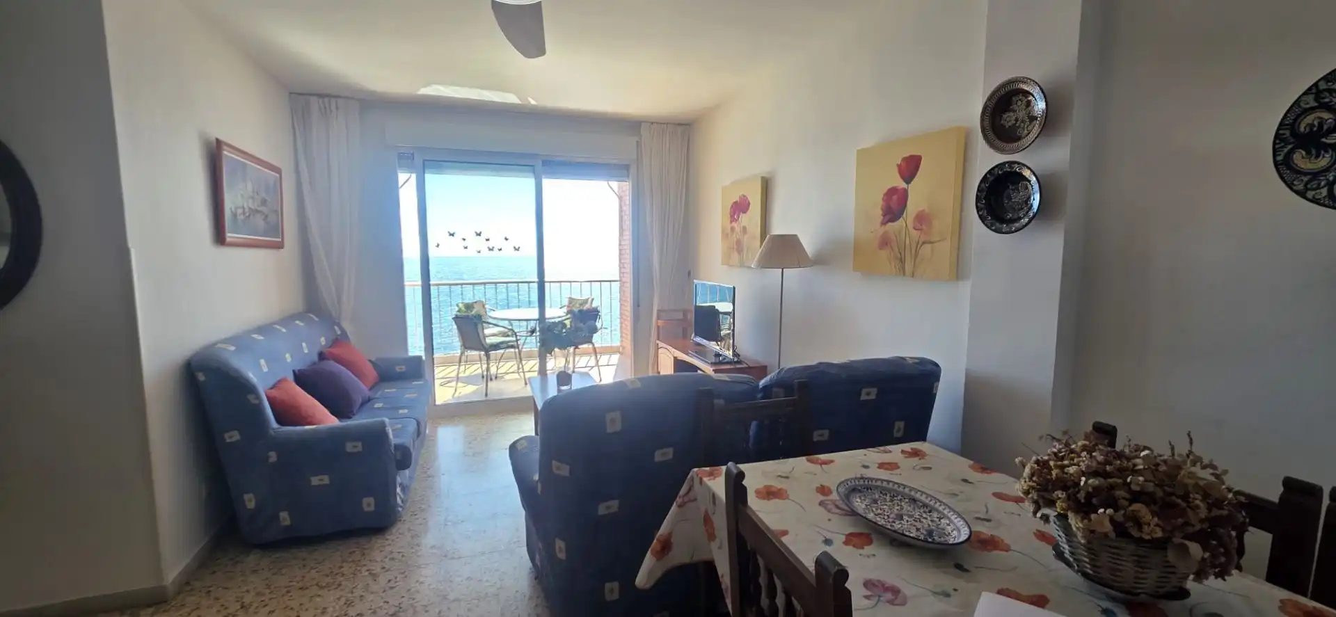 Wohnzimmer von Wohnungen zur Miete in Águilas mit Möbliert