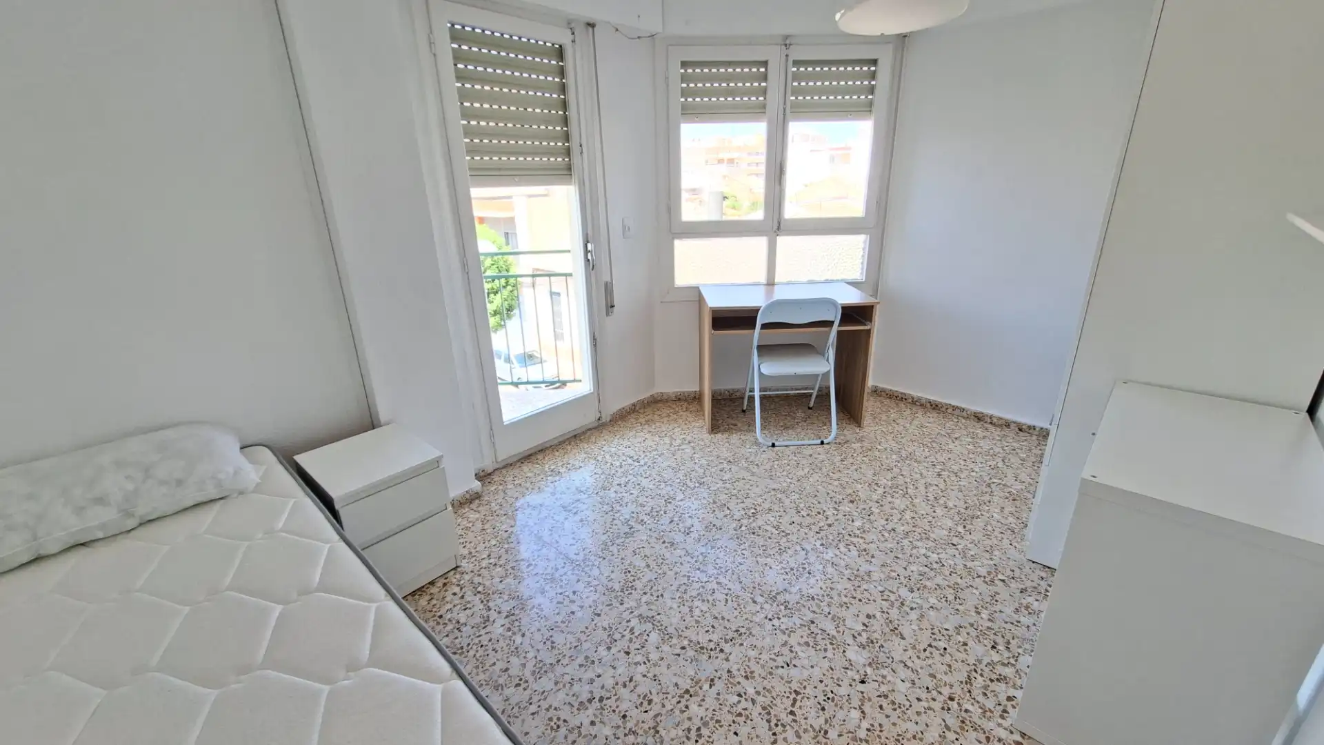 Schlafzimmer von Wohnung zur Miete in San Vicente del Raspeig / Sant Vicent del Raspeig mit Möbliert und Balkon