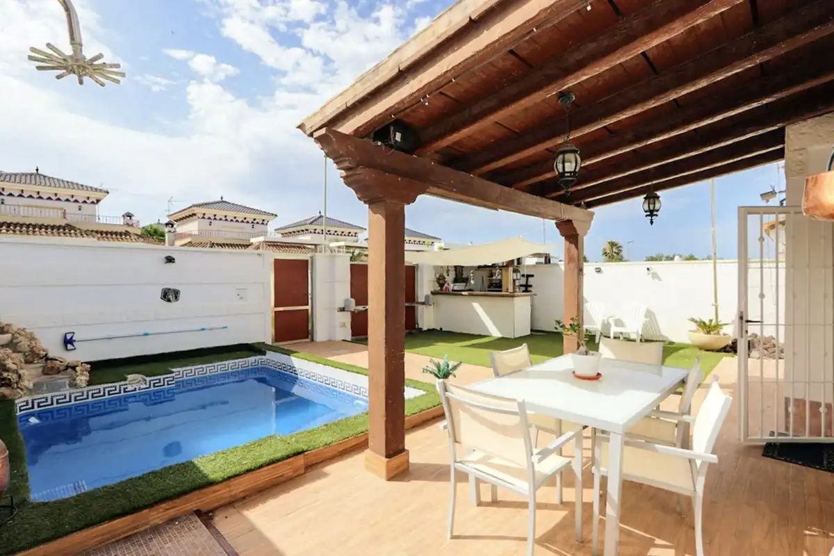 Terrassa de Casa o xalet en venda en Murcia amb Aire condicionat, Jardí privat i Terrassa