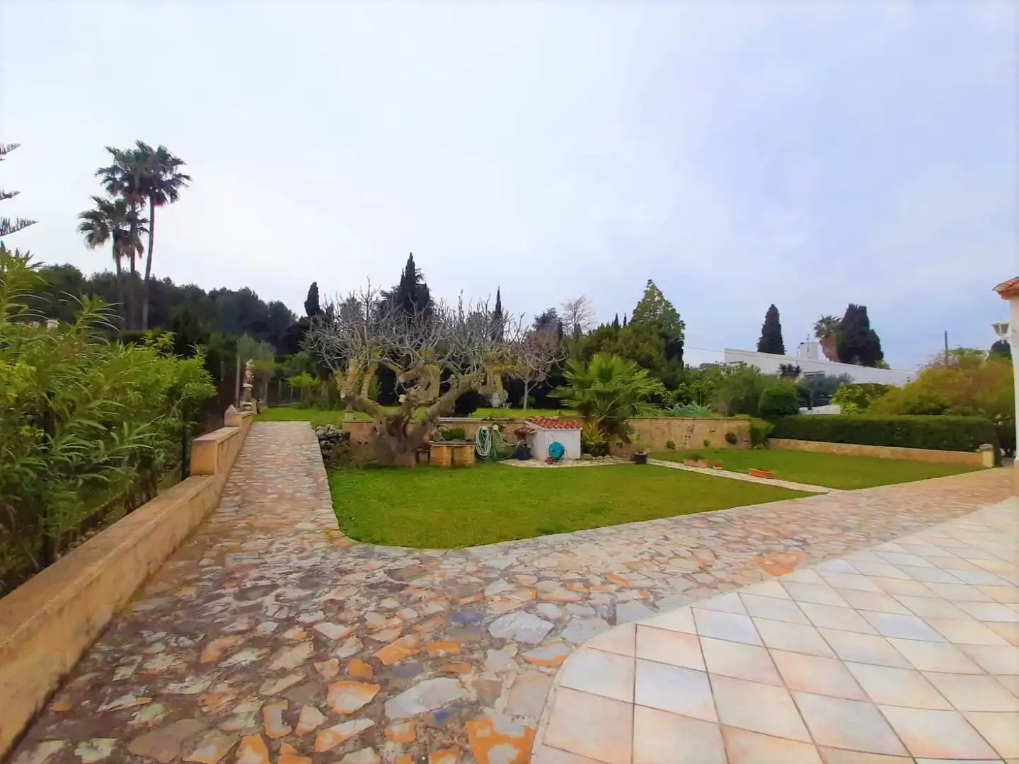 Jardí de Casa o xalet en venda en Dénia amb Calefacció, Jardí privat i Piscina