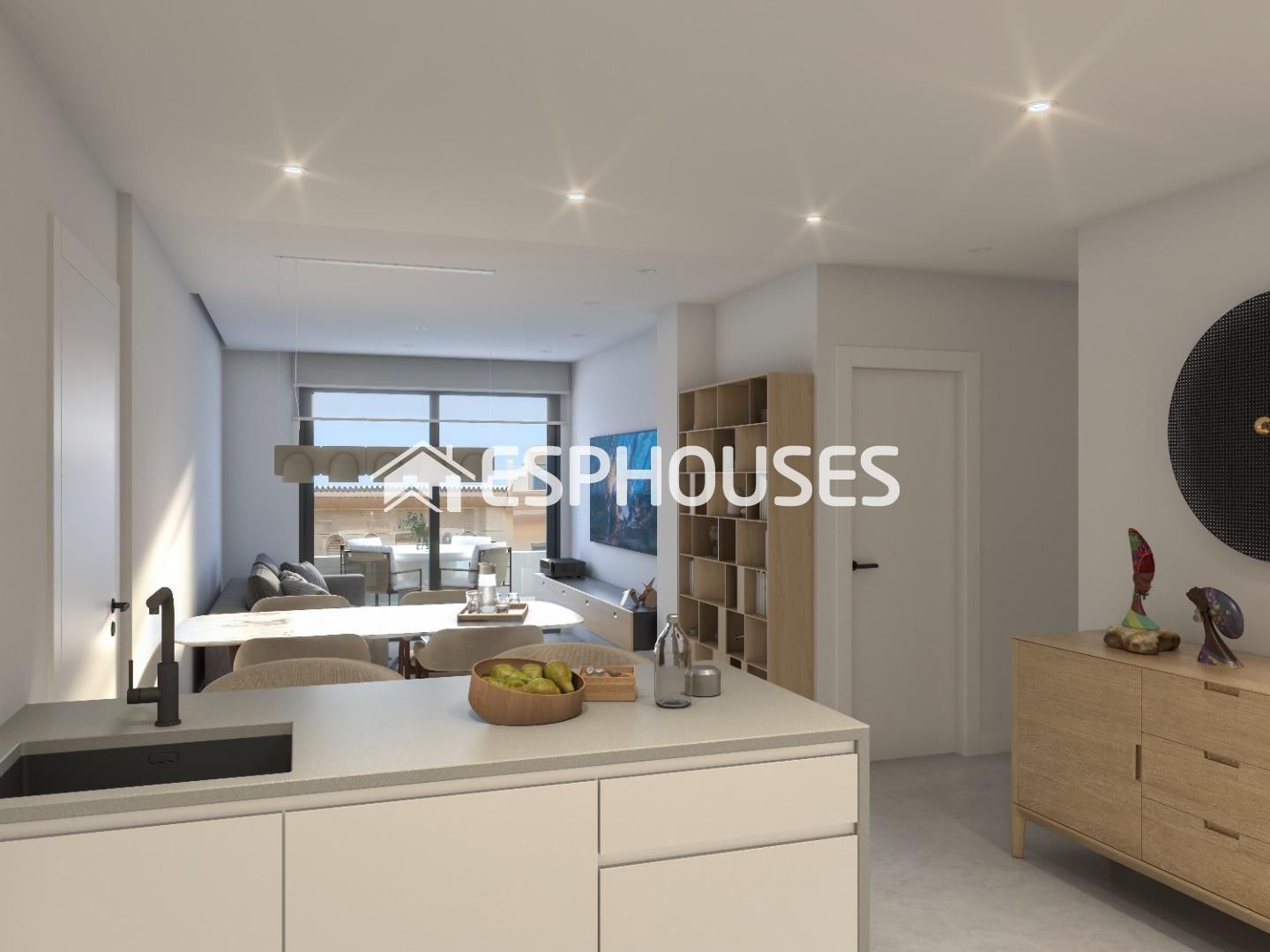 Cocina de Piso en venta en Santa Pola con Terraza, Trastero y Balcón