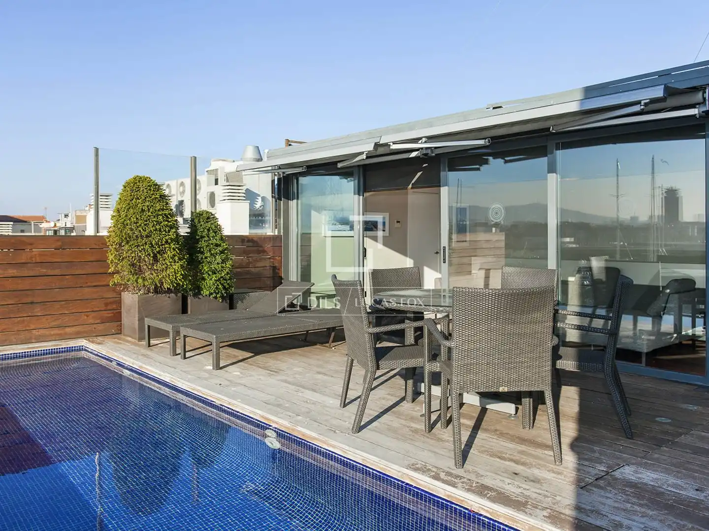 Terraza de Ático en venta en  Barcelona Capital con Aire acondicionado, Parquet y Terraza