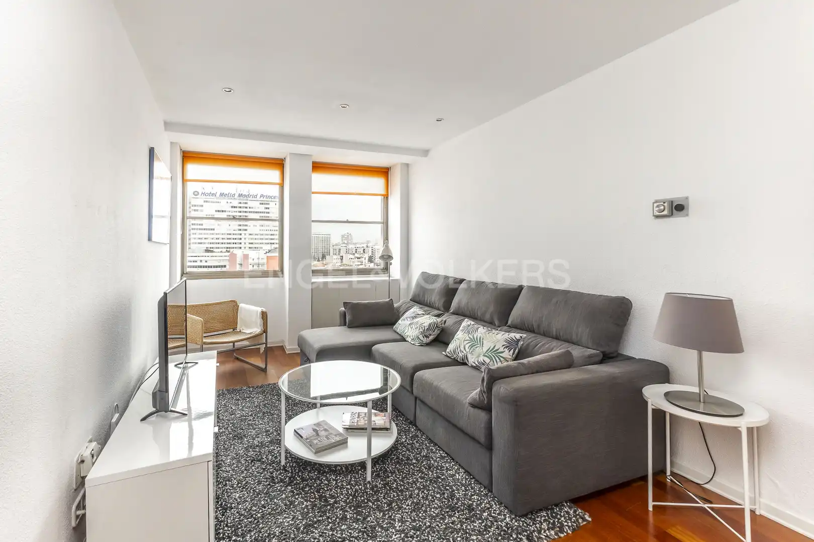 Sala de estar de Piso de alquiler en Madrid con Aire acondicionado, Calefacción y Amueblado