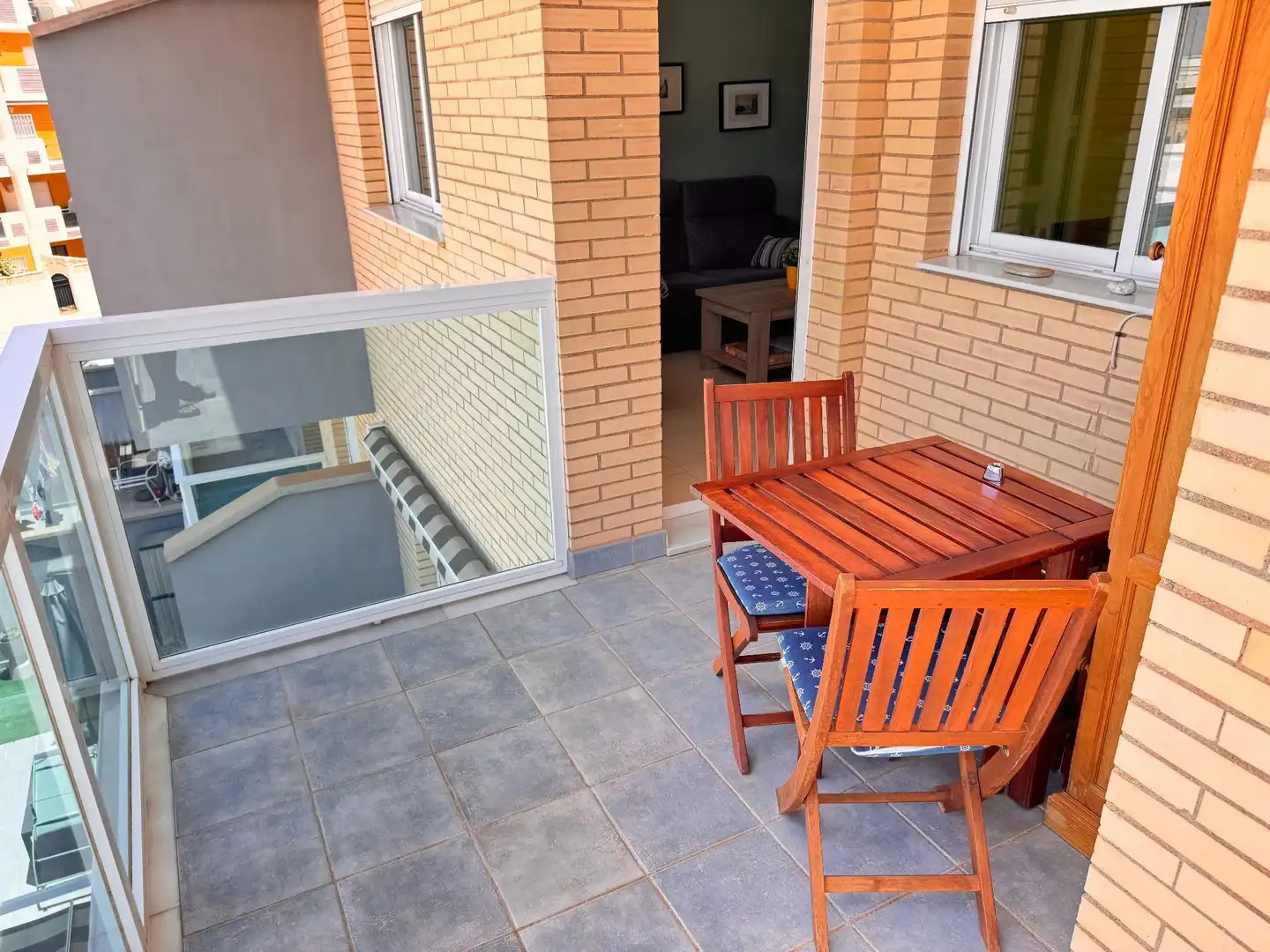 Terrassa de Apartament en venda en Roquetas de Mar amb Aire condicionat, Terrassa i Moblat