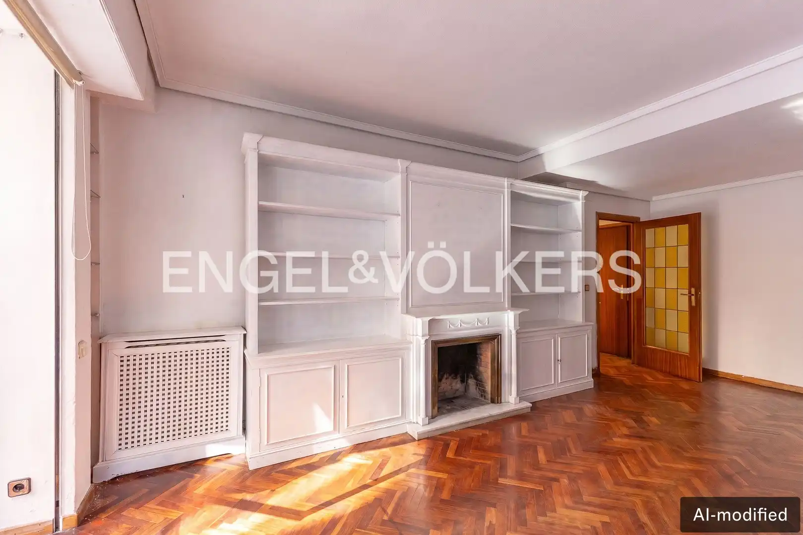 Wohnzimmer von Wohnung zum Verkauf in Madrid mit Heizung und Parkett