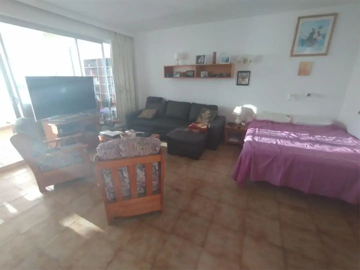 Wohnzimmer von Wohnung zur Miete in La Matanza de Acentejo mit Schwimmbad