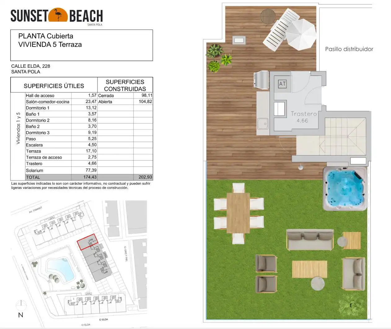 Ático con piscina en venta en Santa Pola ciudad, imagen 39