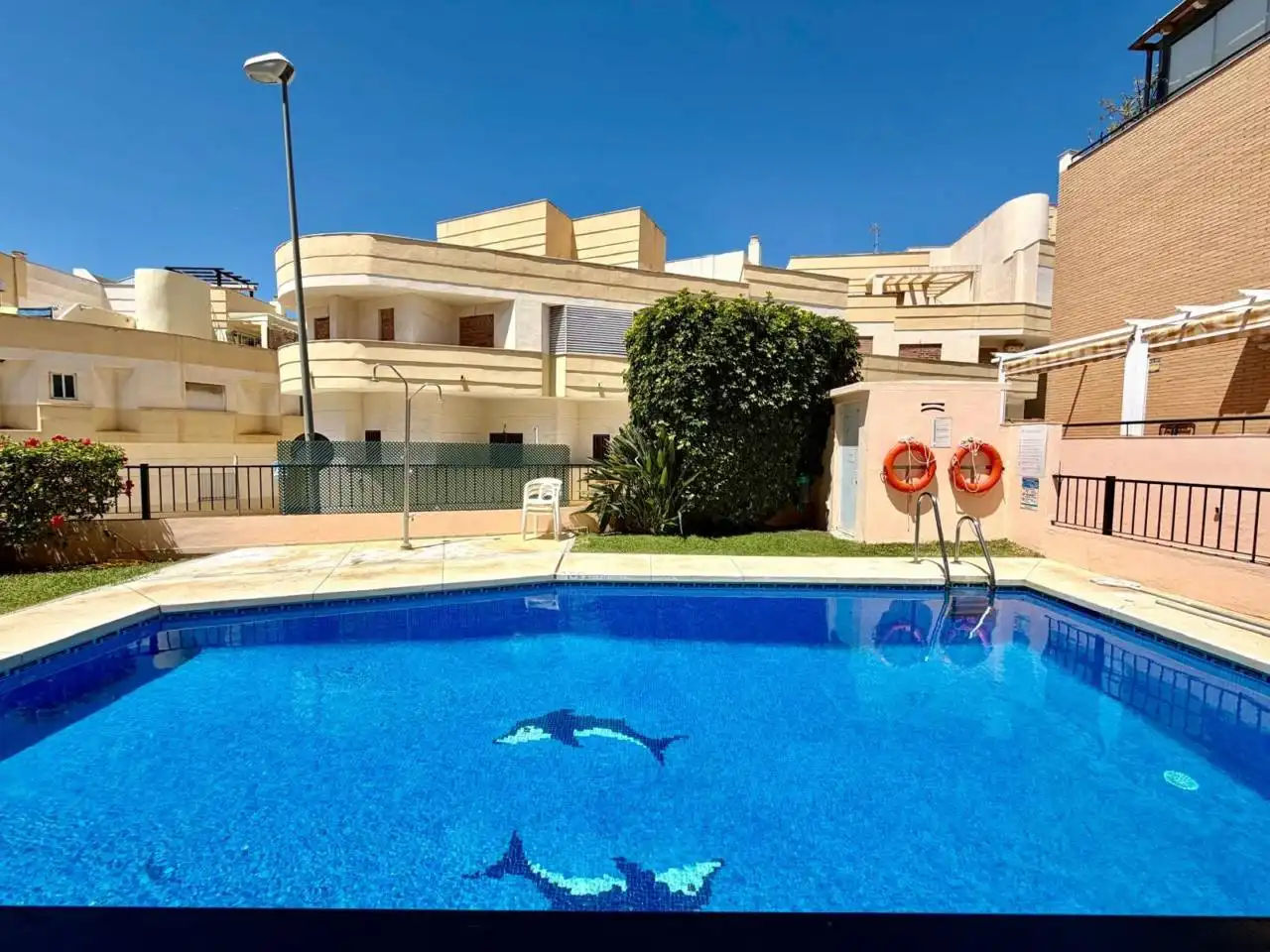 Schwimmbecken von Wohnung zur Miete in Rincón de la Victoria mit Privatgarten, Terrasse und Möbliert