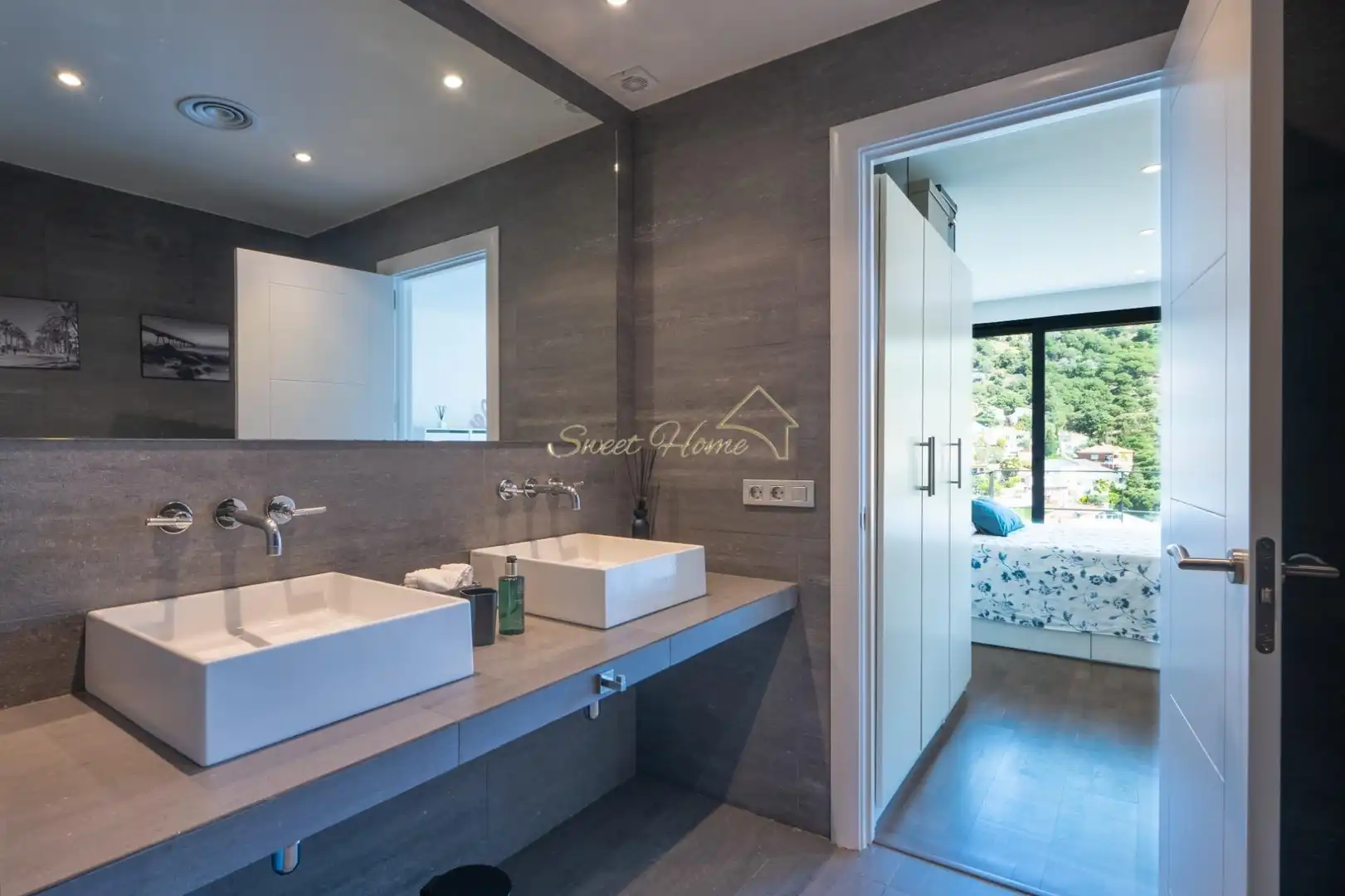 Badezimmer von Haus oder Chalet zum Verkauf in Alella mit Klimaanlage, Heizung und Privatgarten