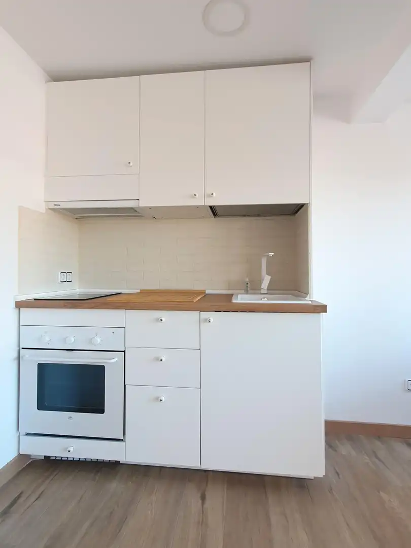Cuina de Estudi de lloguer en Barcelona amb Aire condicionat, Calefacció i Terrassa