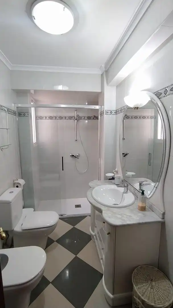 Baño de Piso de alquiler en Málaga con Aire acondicionado y Amueblado