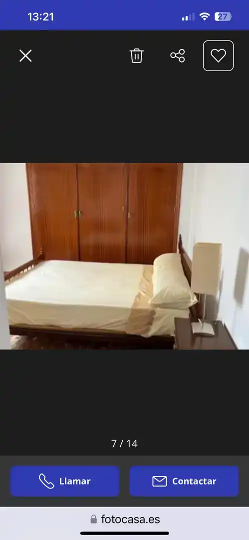 Bedroom of Flat for rent in Llerena  with Air Conditioner, Furnished and Balcony