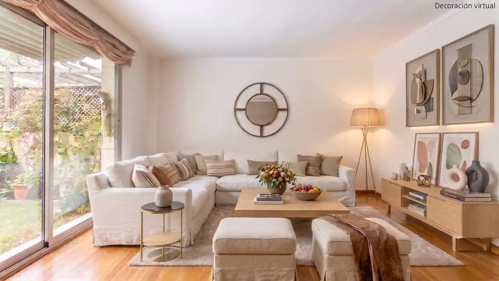 Sala de estar de Apartamento en venta en Barcelona con Aire acondicionado, Calefacción y Parquet