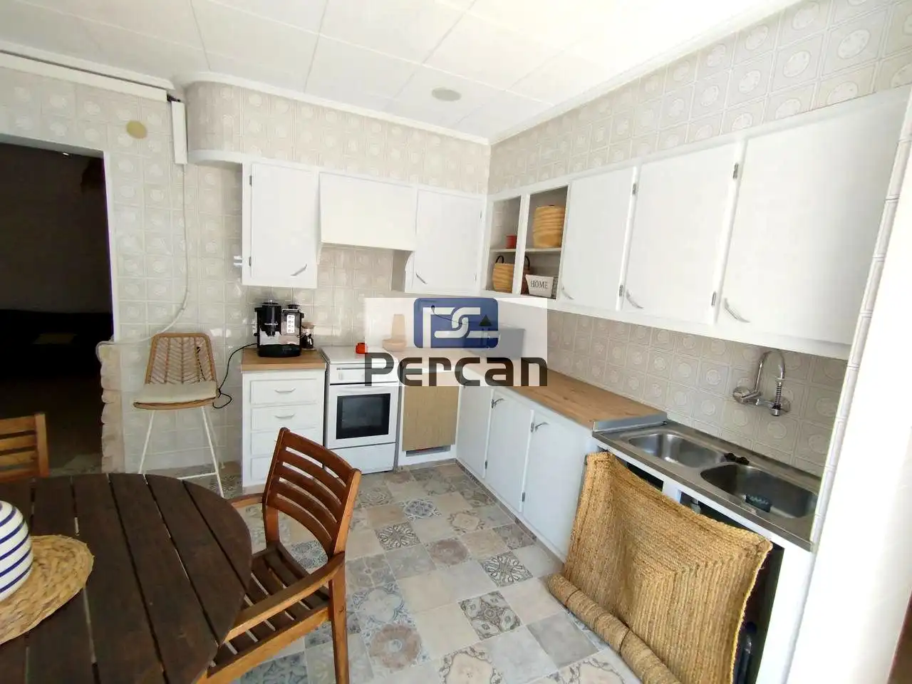 Kitchen of Houses for sale in El Campello  with Air Conditioner, Private garden and Terrace