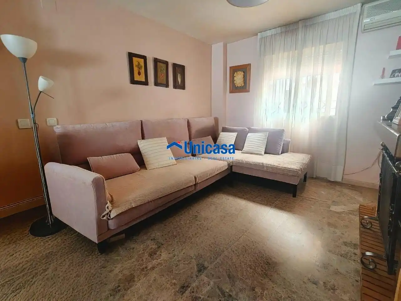Sala de estar de Casa adosada en venta en Málaga