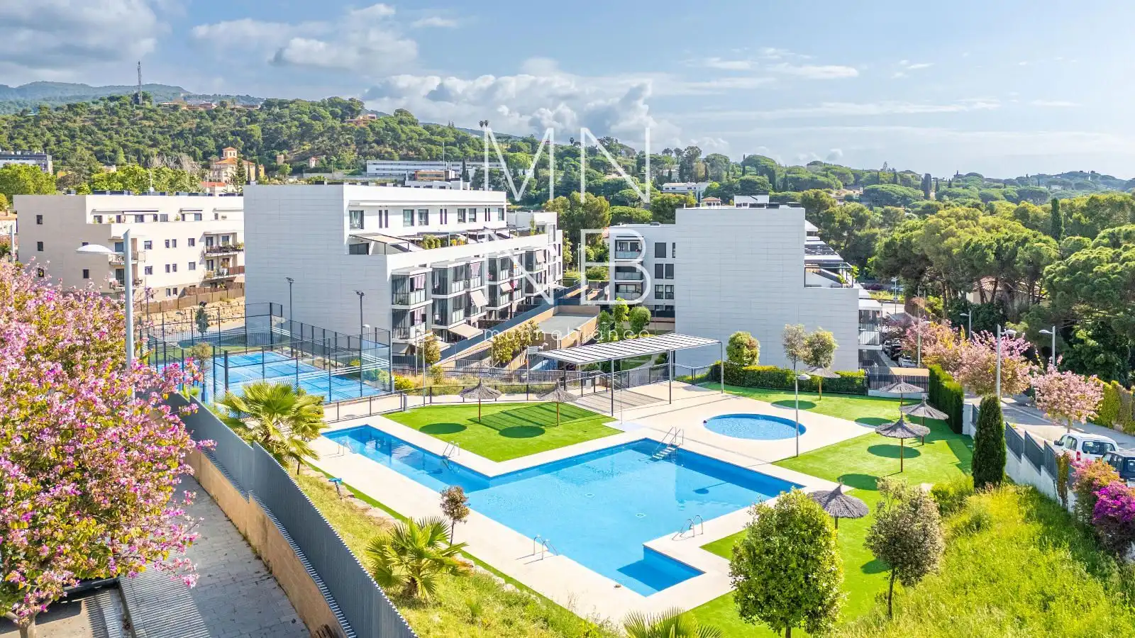 Vista exterior de Piso en venta en Sant Andreu de Llavaneres con Aire acondicionado, Calefacción y Trastero