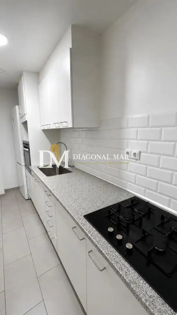 Cocina de Piso en venta en Sant Adrià de Besòs con Aire acondicionado, Amueblado y Balcón