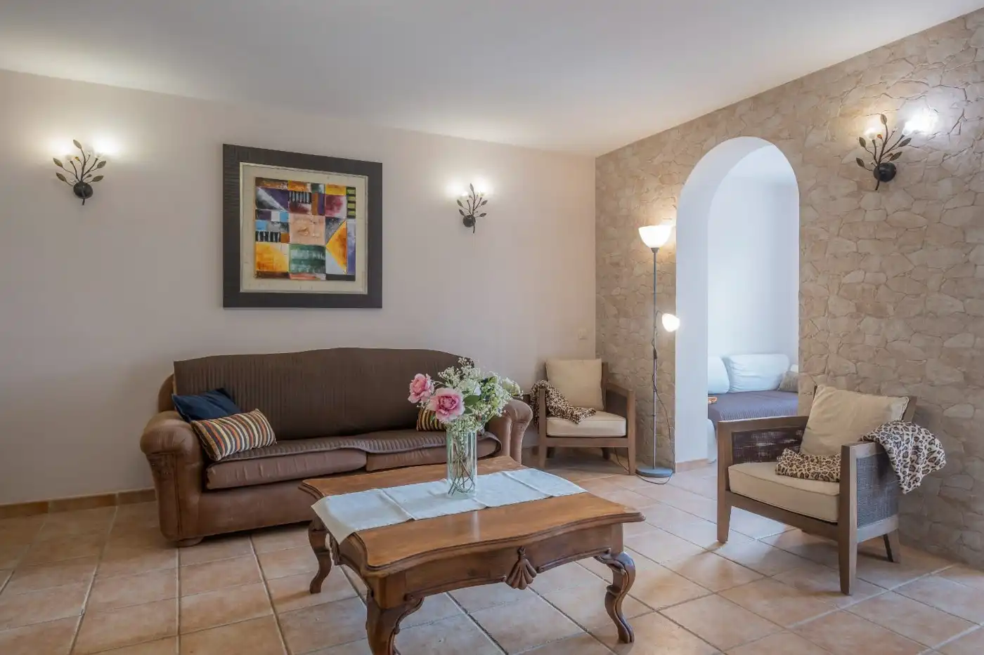 Sala d'estar de Casa adosada en venda en Salou amb Aire condicionat, Calefacció i Jardí privat