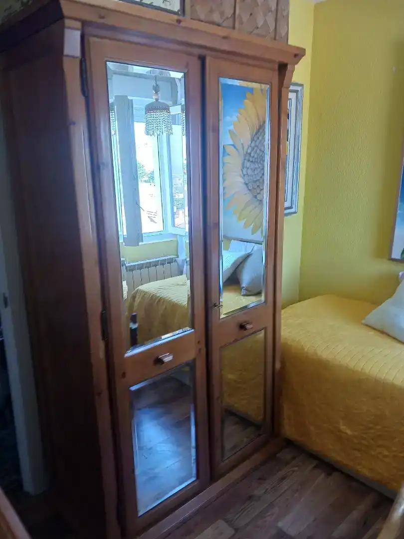 Schlafzimmer von Wohnung zur untervermieten in Algete mit Möbliert, Ofen und Waschmaschine