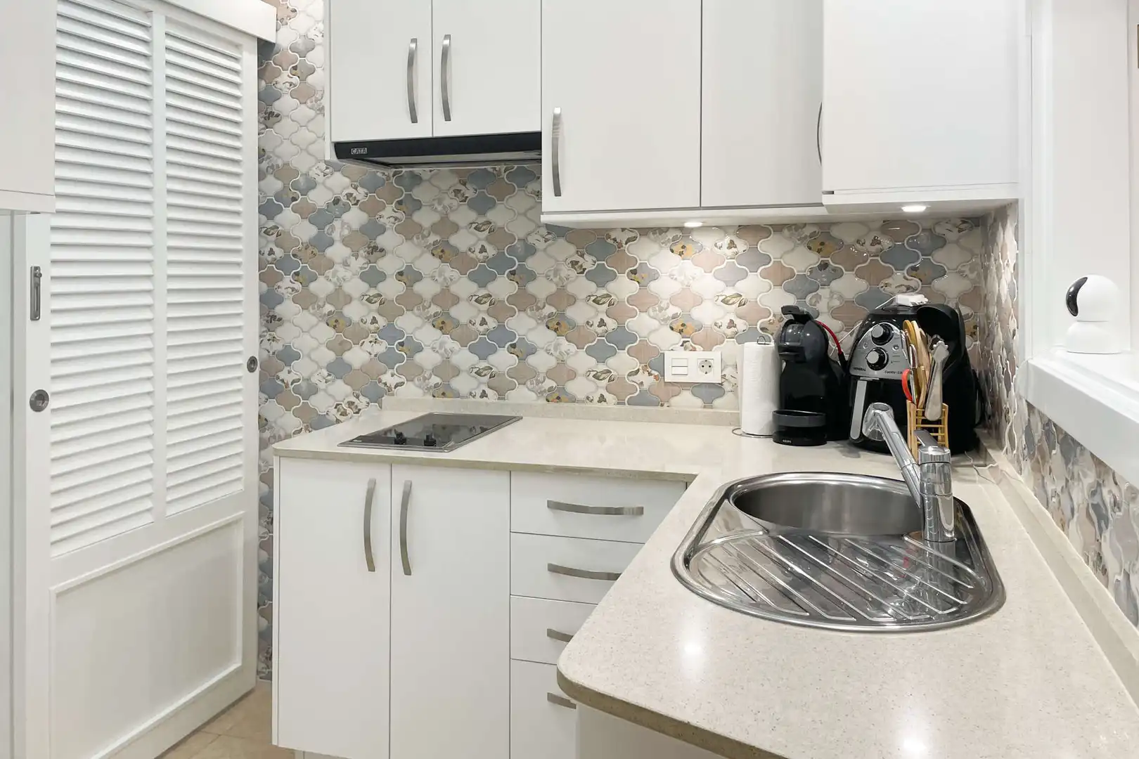 Cocina de Planta baja en venta en Capdepera con Aire acondicionado, Parquet y Terraza