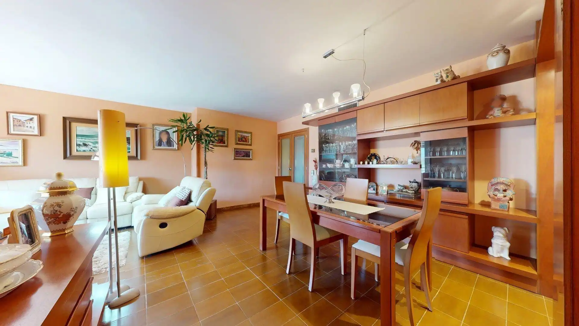 Sala d'estar de Pis en venda en Vilanova i la Geltrú amb Aire condicionat, Calefacció i Terrassa