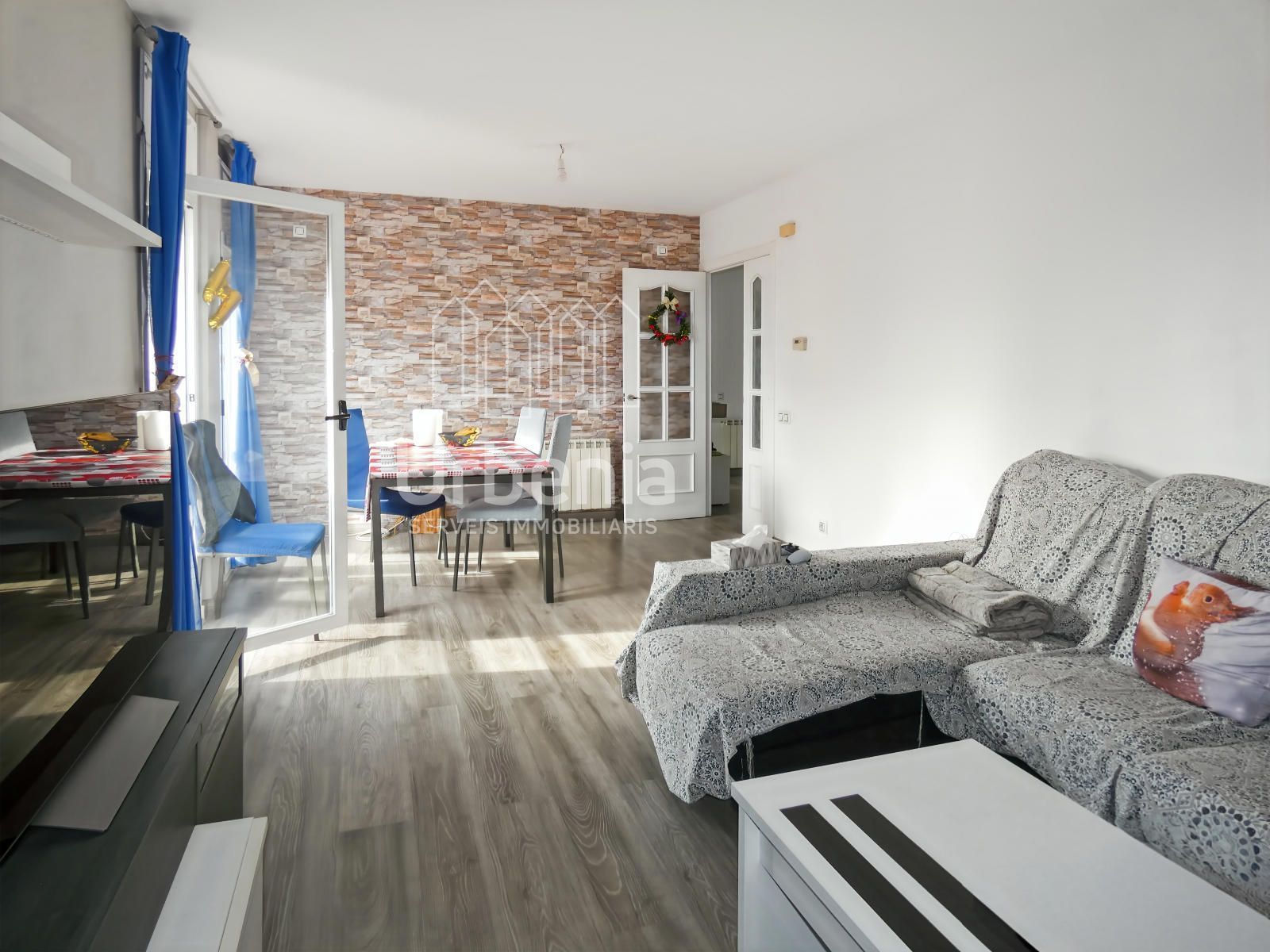 Sala de estar de Piso en venta en Mataró con Calefacción y Terraza
