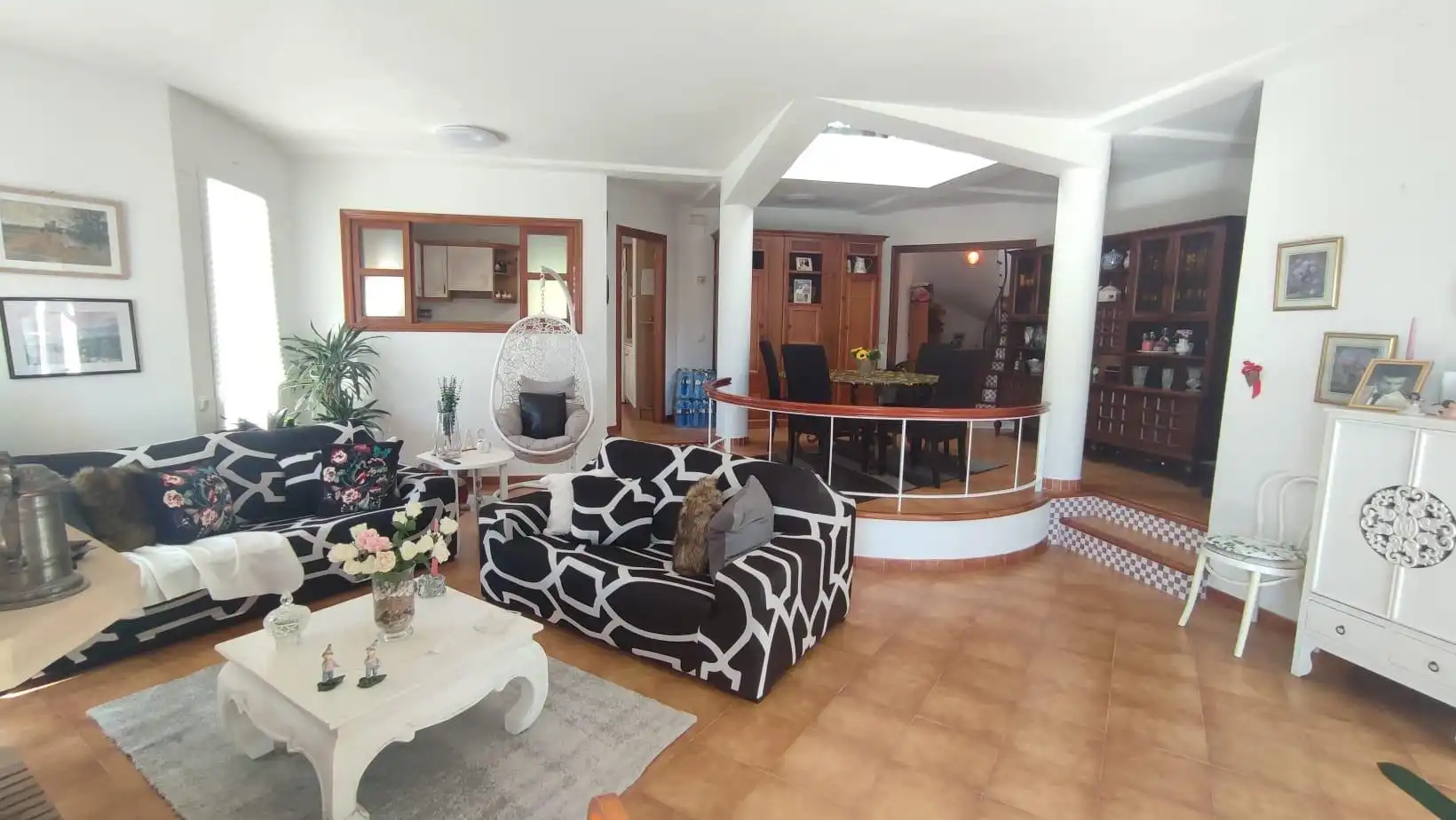 Sala de estar de Casa o chalet en venta en Altea con Aire acondicionado, Jardín privado y Terraza