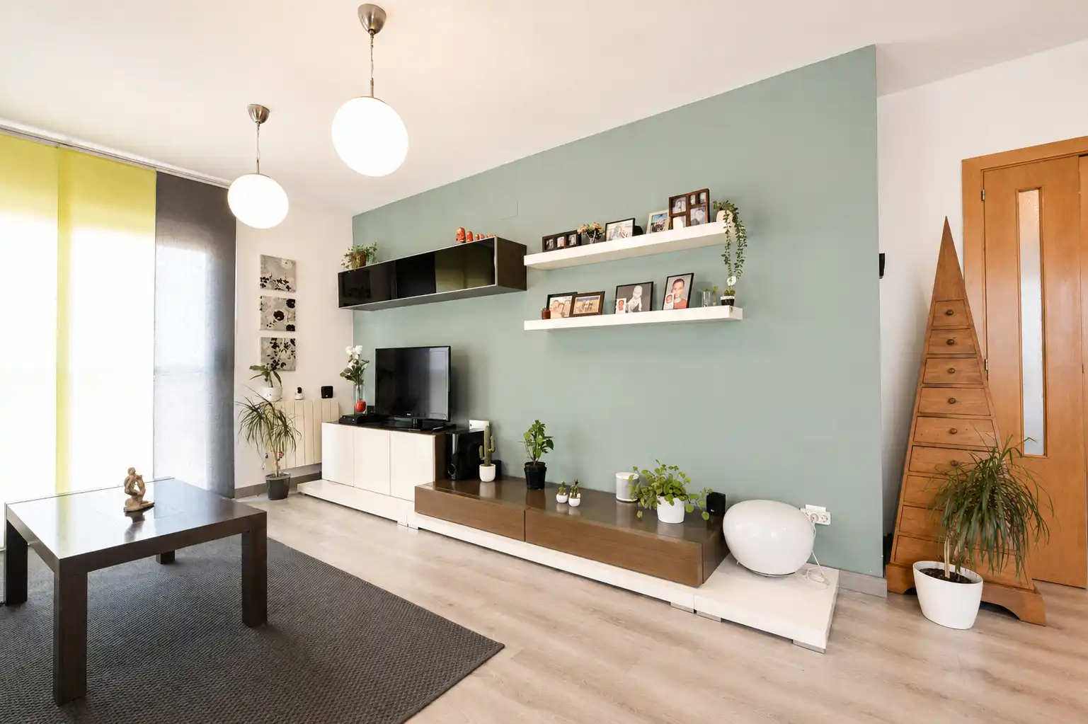 Sala de estar de Piso en venta en Badalona con Aire acondicionado y Calefacción
