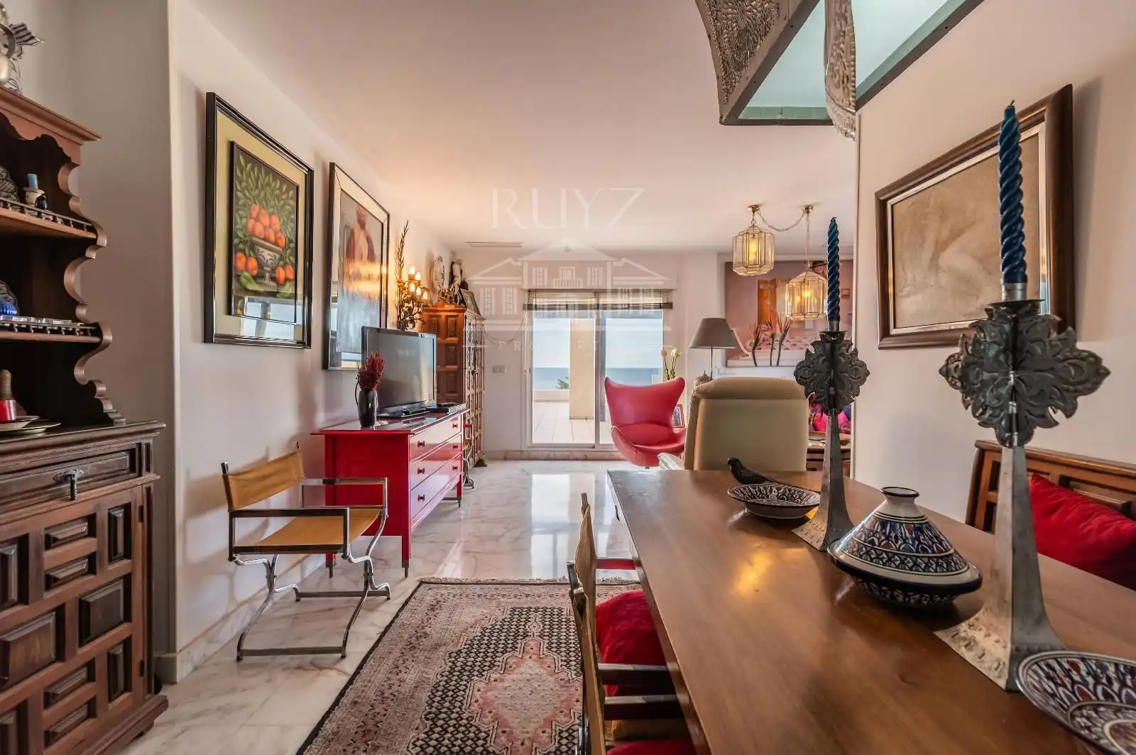 Sala de estar de Ático en venta en Salobreña con Aire acondicionado, Calefacción y Terraza