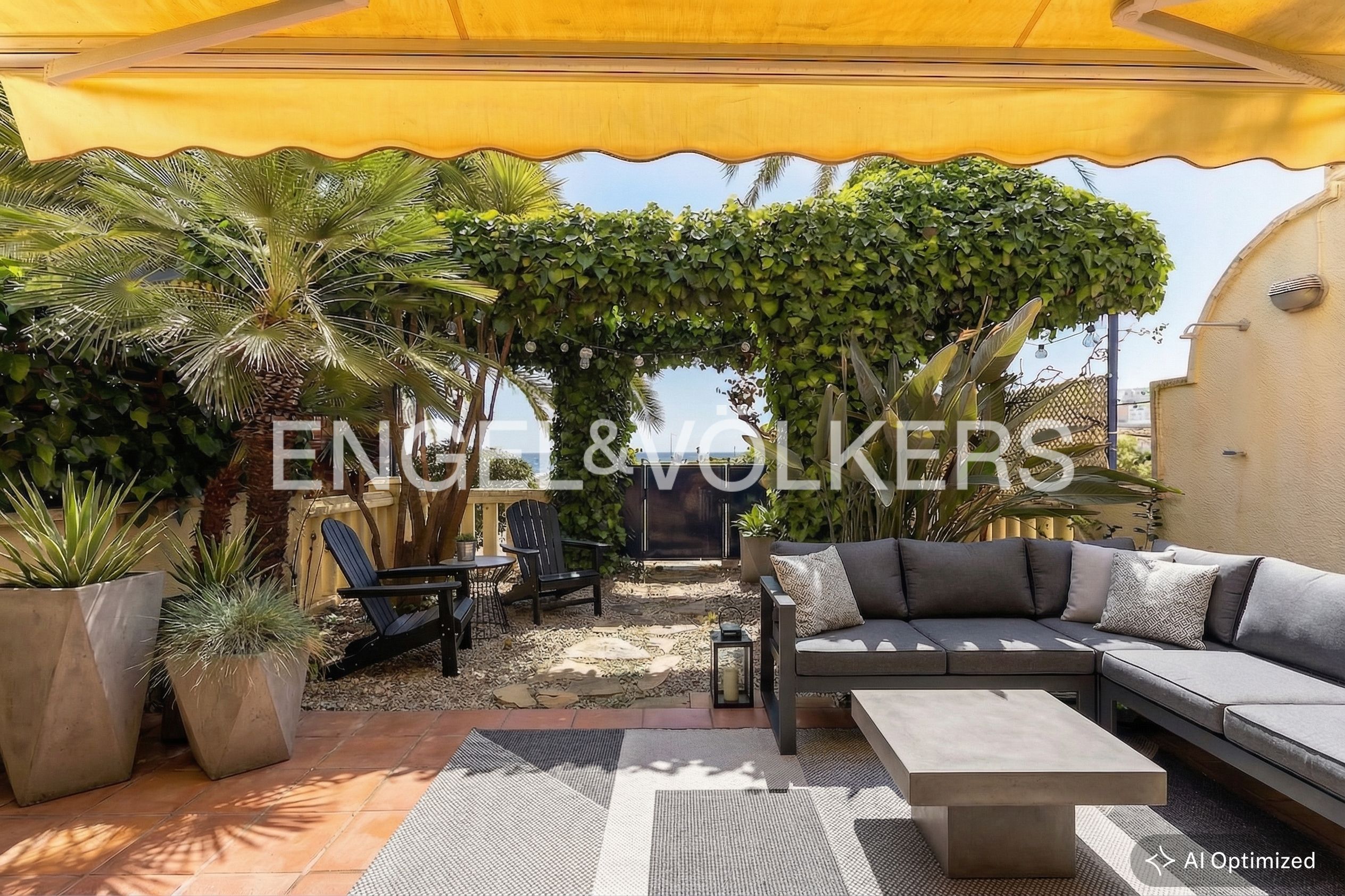 Terrace of Flat for sale in Sitges  with Heating, Private garden and Storage room