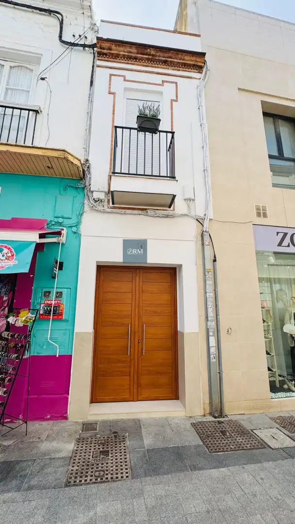 Vista exterior de Apartamento de alquiler en Sanlúcar de Barrameda con Aire acondicionado, Amueblado y Balcón