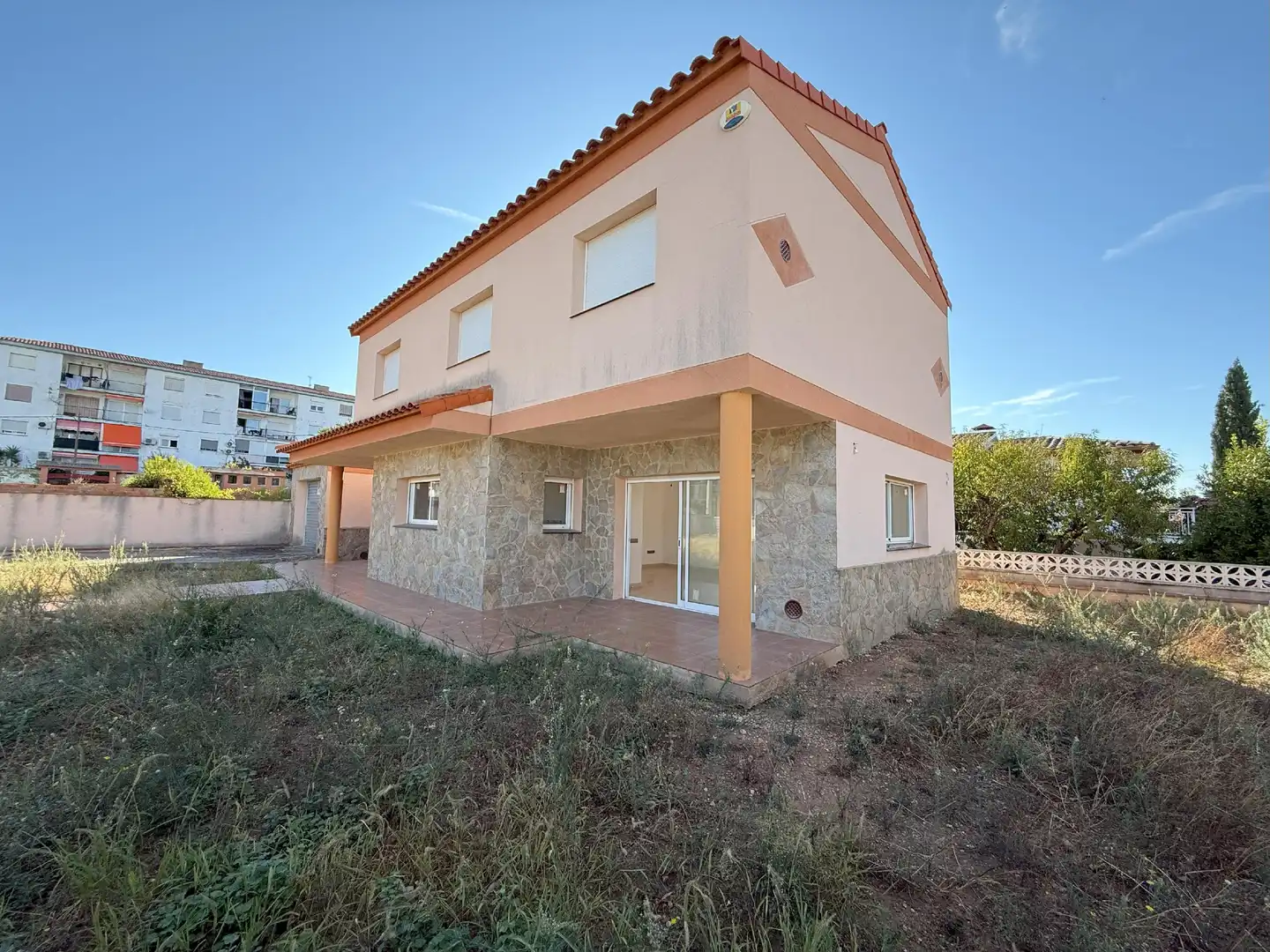 Vista exterior de Casa o chalet en venta en Bellvei con Terraza