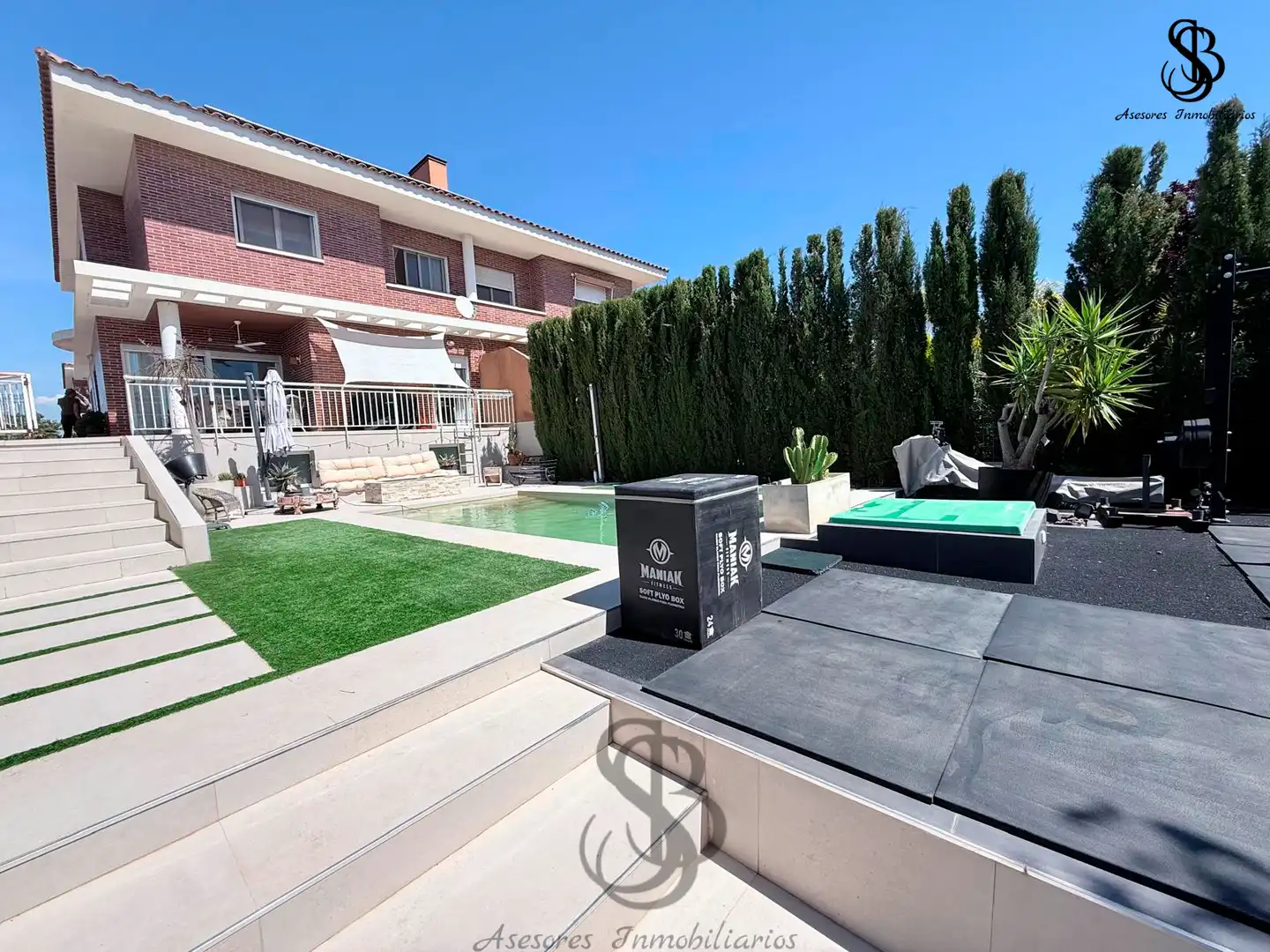 Terraza de Casa adosada en venta en Mutxamel con Aire acondicionado, Calefacción y Jardín privado