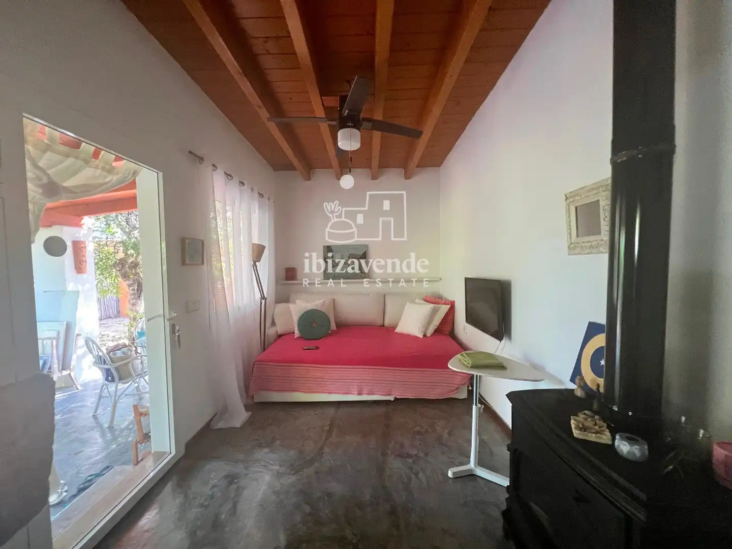 Bedroom of Houses for rent in Sant Joan de Labritja  with Air Conditioner, Heating and Terrace