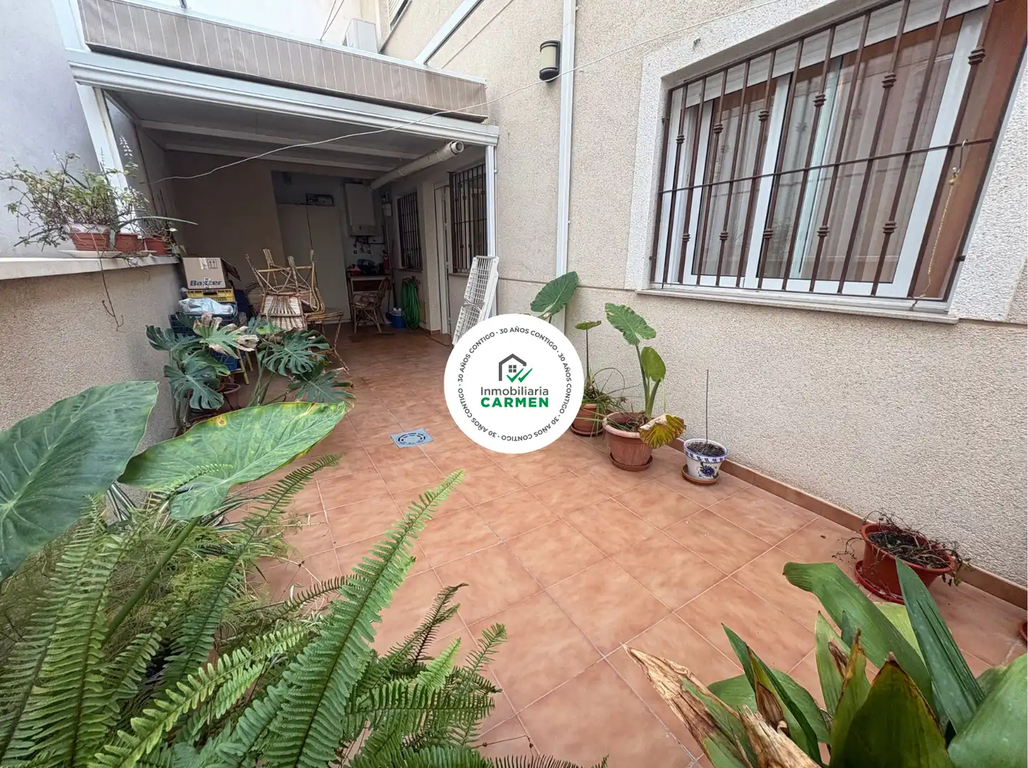 Jardín de Casa adosada en venta en Murcia con Aire acondicionado, Calefacción y Terraza