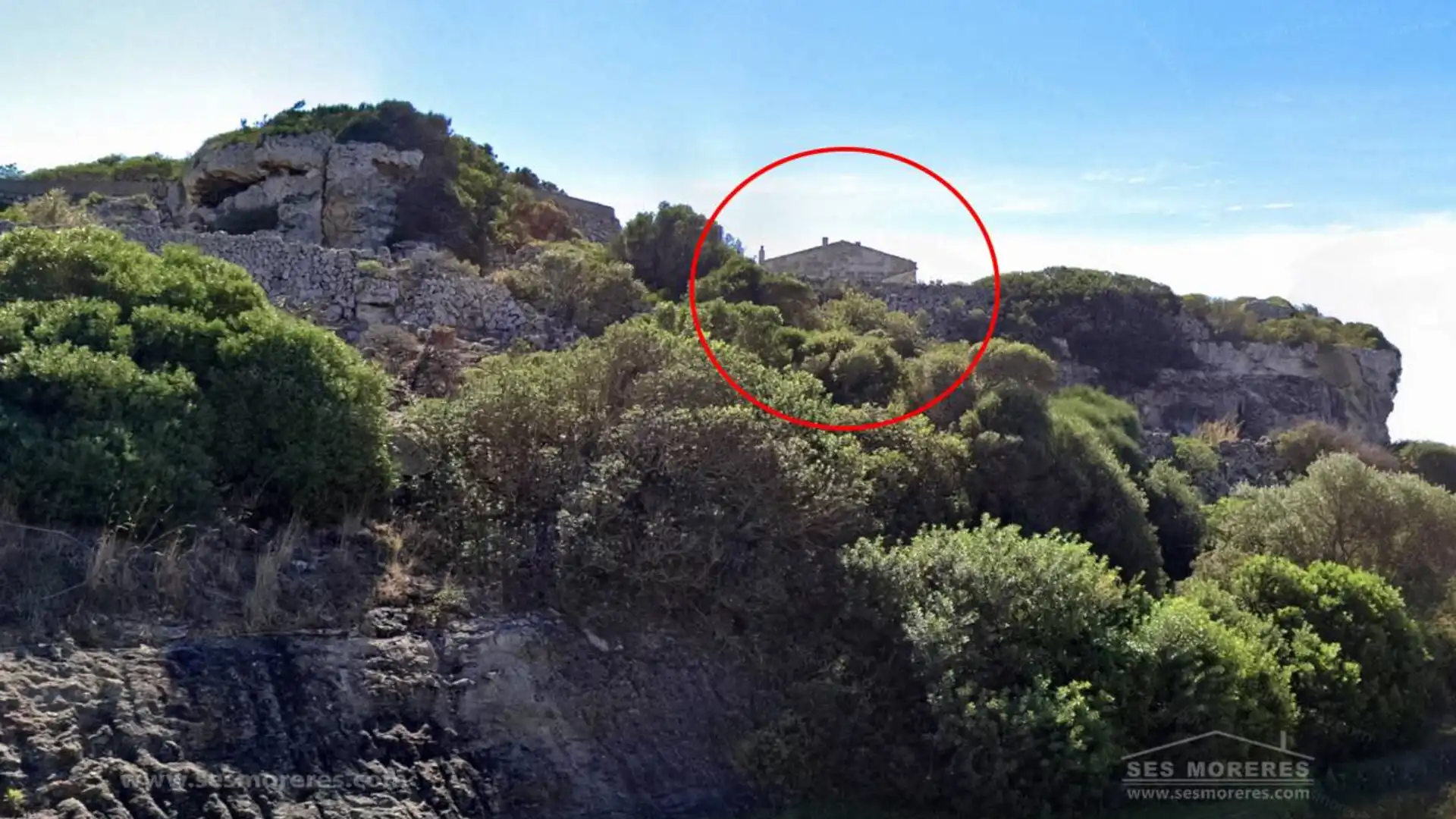 Außenansicht von Country house zum Verkauf in Es Castell mit Privatgarten