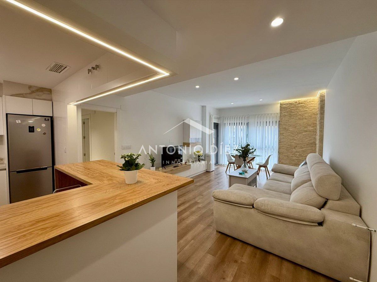 Living room of Flat to rent in Hondón de las Nieves / El Fondó de les Neus  with Air Conditioner and Balcony