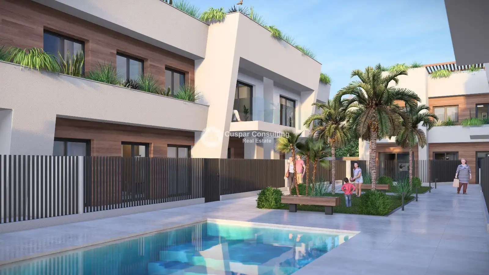 Piscina de Apartamento en venta en Torre-Pacheco con Aire acondicionado, Calefacción y Jardín privado