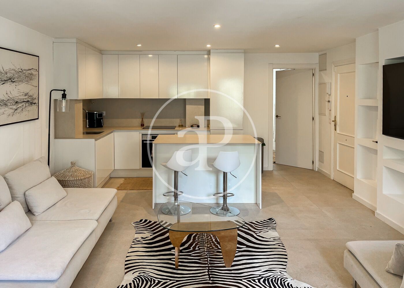 Kitchen of Flat to rent in  Palma de Mallorca  with Air Conditioner, Heating and Private garden